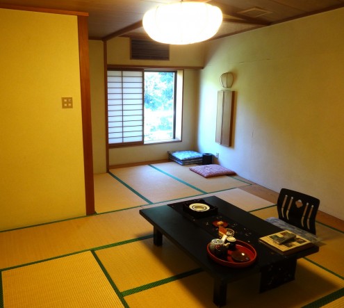 My ryokan room at Hakone Suimeisou