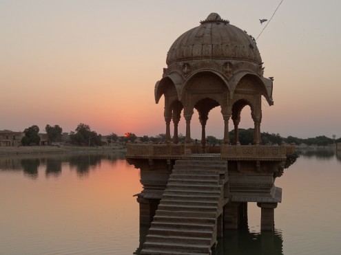 Sunrise at Gadsisar Lake, Jaisalmer