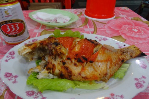 Grilled Snapper, Ben Thanh Market, Saigon